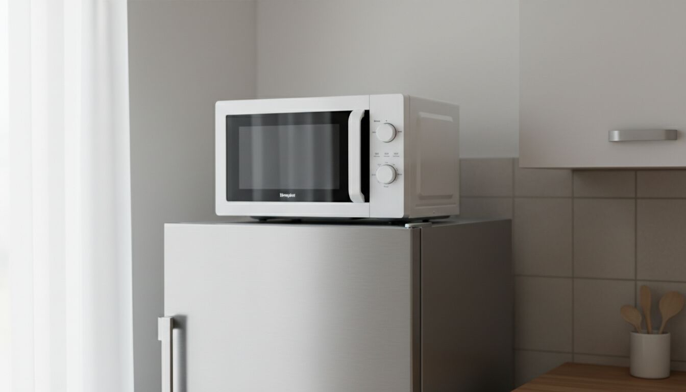 Découvrez si poser un micro-ondes sur un frigo est une bonne idée, les risques potentiels et les conseils pour une installation sécurisée dans votre cuisine.