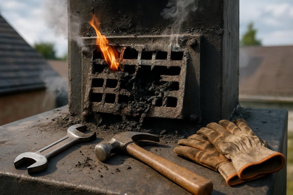 Découvrez les dangers liés à une grille de décendrage cassée et apprenez les méthodes efficaces pour sa réparation afin d'assurer la sécurité de votre installation.