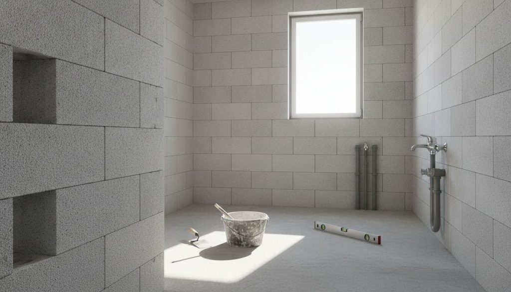 Découvrez notre guide complet pour construire une salle de bain en siporex, avec des conseils pratiques, des étapes détaillées et les avantages de ce matériau léger et durable.