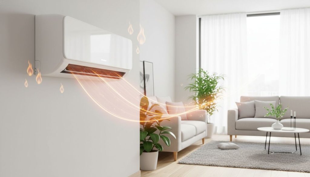 Découvrez la signification du mode heat sur votre climatiseur et comment l'utiliser pour chauffer efficacement votre intérieur.