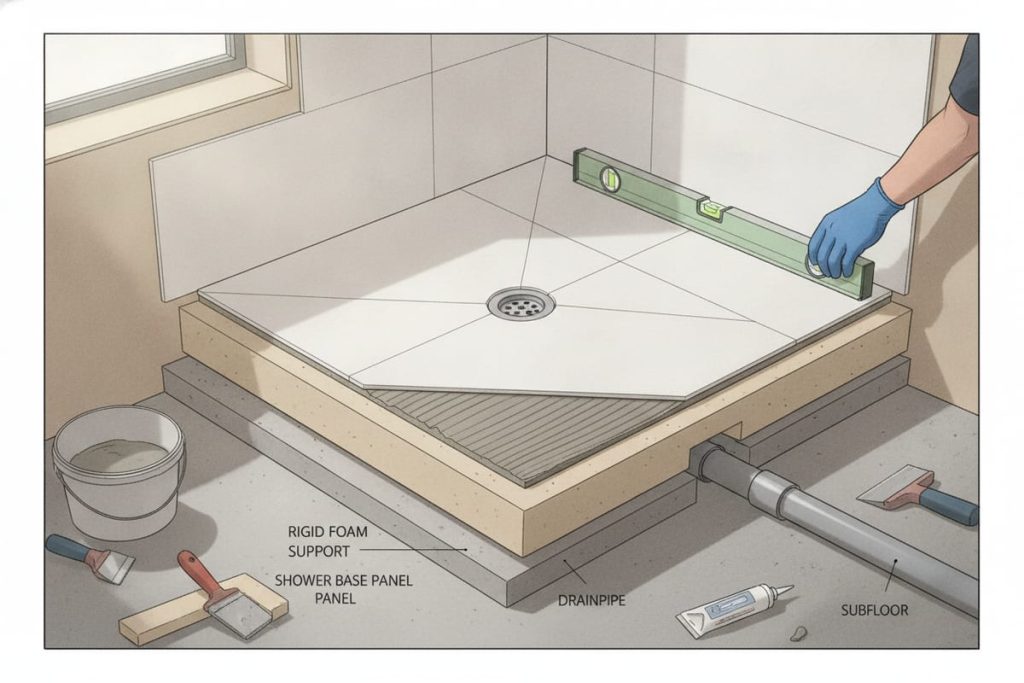 Rehausser un receveur de douche : Comment faire ?