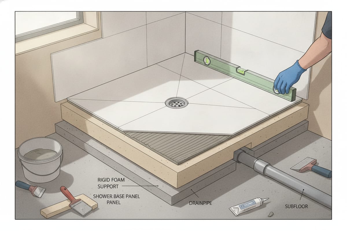 Rehausser un receveur de douche : Comment faire ?